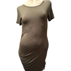 Time and Tru Forest Green Dress